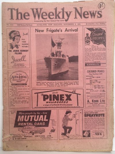 OLD NEWSPAPER: The Weekly News - 8 November 1961