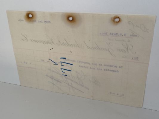 ANTIQUE INVOICE / RECEIPT: New Zealand Accident Insurance Co. 1902