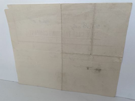 ANTIQUE INVOICE / RECEIPT: Cash Tailoring Company, Christchurch 1897