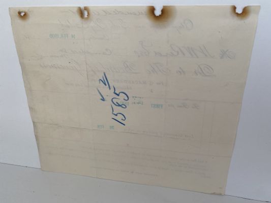 ANTIQUE INVOICE / RECEIPT: Otago Boys & Girls High Schools, Dunedin 1900