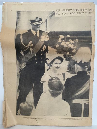OLD NEWSPAPER: The Christchurch Star-Sun, 27 January 1954 - Royal Visit Souvenir