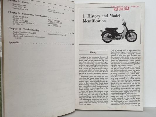 CHILTON'S SUZUKI Repair and Tune Up Guide - 2 Stroke Singles & Twins 1965 - 1972