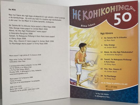 HE KOHIKOHINGA 50 Rima Tekau
