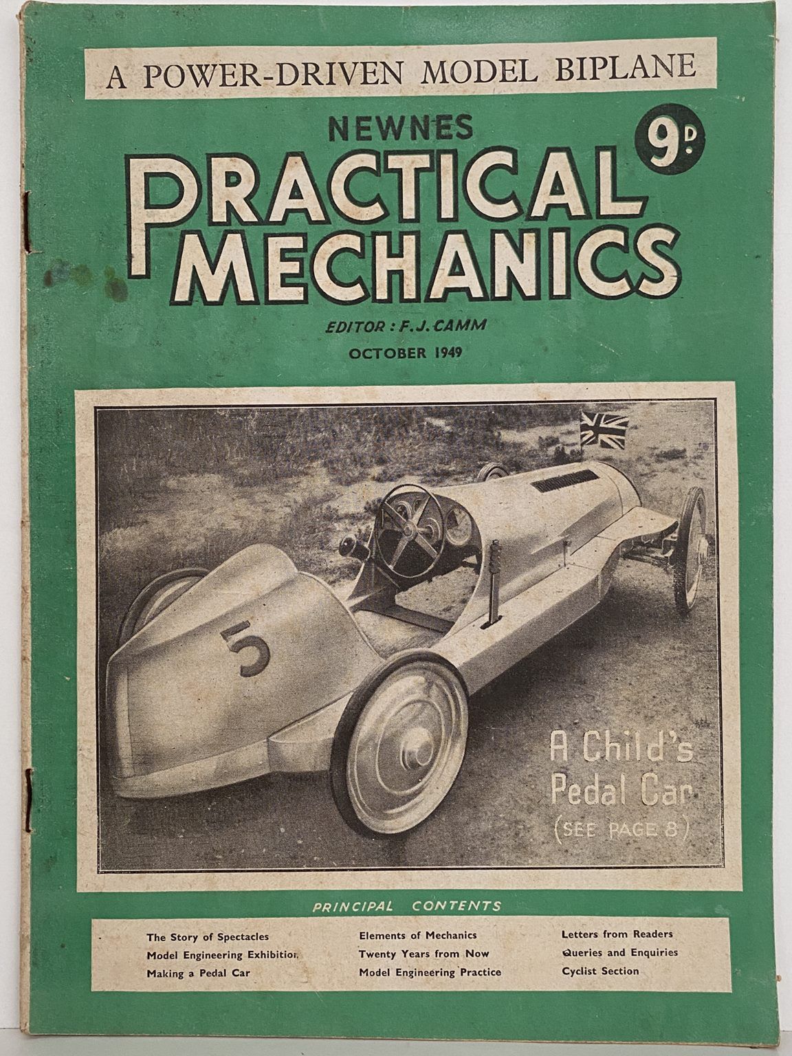 VINTAGE MAGAZINE: Practical Mechanics - October 1949