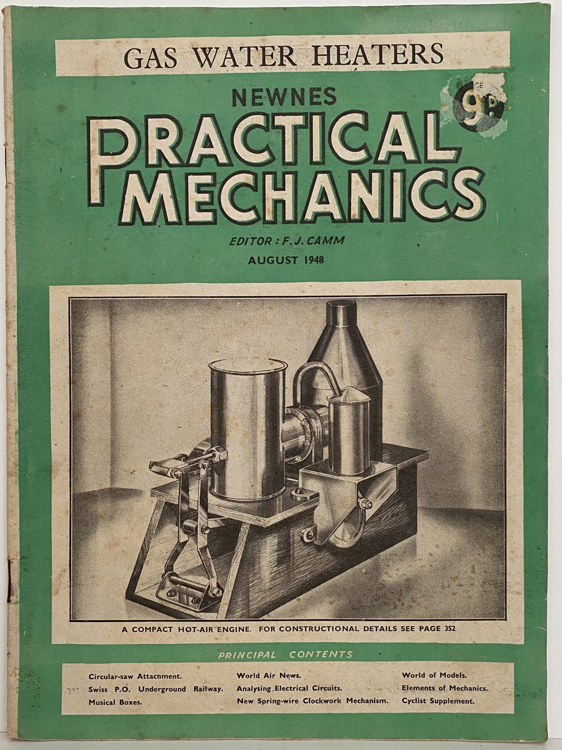 VINTAGE MAGAZINE: Practical Mechanics - August 1948