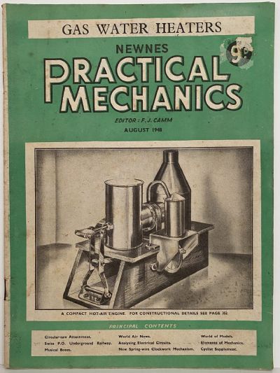 VINTAGE MAGAZINE: Practical Mechanics - August 1948 