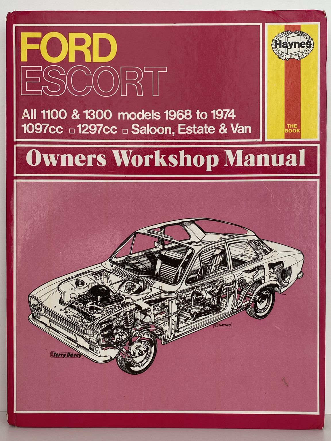 FORD ESCORT Owners Workshop Manual - all 1100 and 1300 models 1968 to 1974