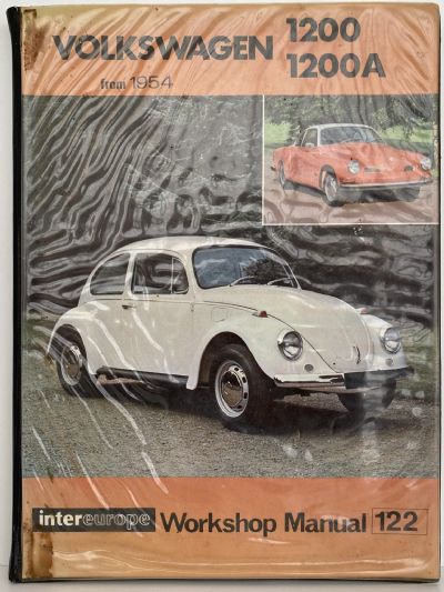 VOLKSWAGON 1200 and 1200A from 1954 Workshop Manual