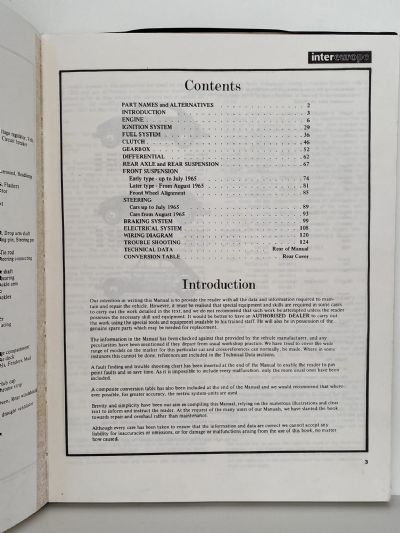 VOLKSWAGON 1200 and 1200A from 1954 Workshop Manual