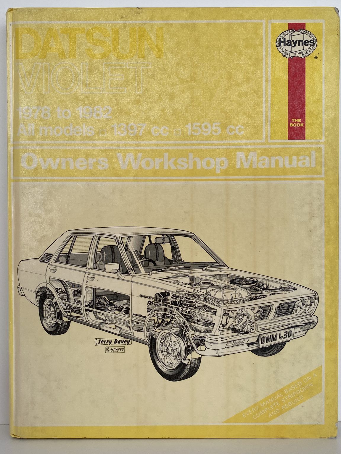 DATSUN VIOLET 1978 to 1982 Owners Workshop Manual