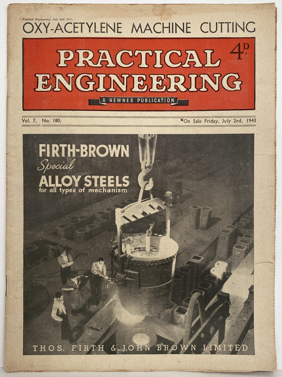 VINTAGE MAGAZINE: Practical Engineering - Vol. 7, No. 180 - 2 June 1943