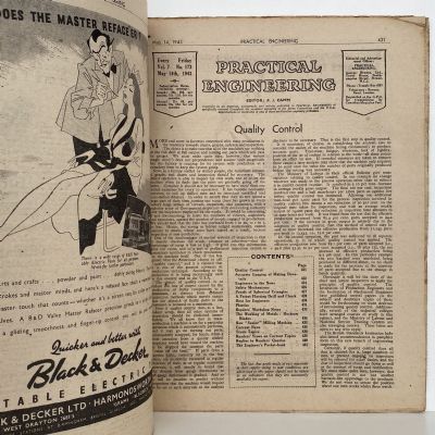 VINTAGE MAGAZINE: Practical Engineering - Vol. 7, No. 173 - 14 May 1943