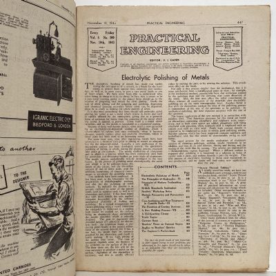 VINTAGE MAGAZINE: Practical Engineering - Vol. 8, No. 200 - 19 November 1943