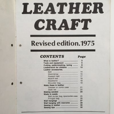 Leathercraft For all the Family
