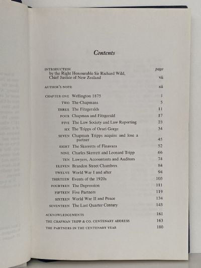 CHAPMAN TRIPP & Co. - The First 100 Years