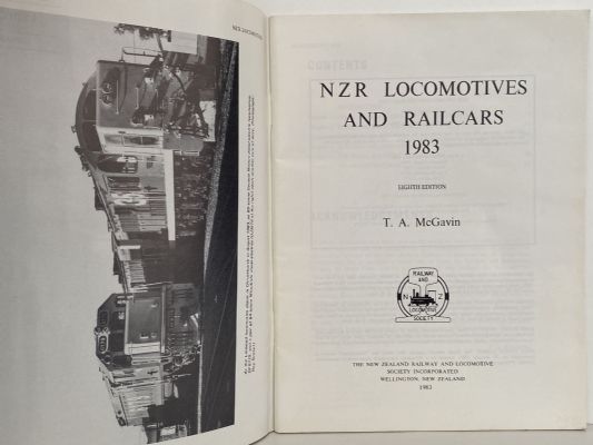 NEW ZEALAND RAIL: Locomotives and Railcars 1983