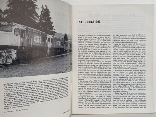 NEW ZEALAND RAIL: Locomotives and Railcars 1983