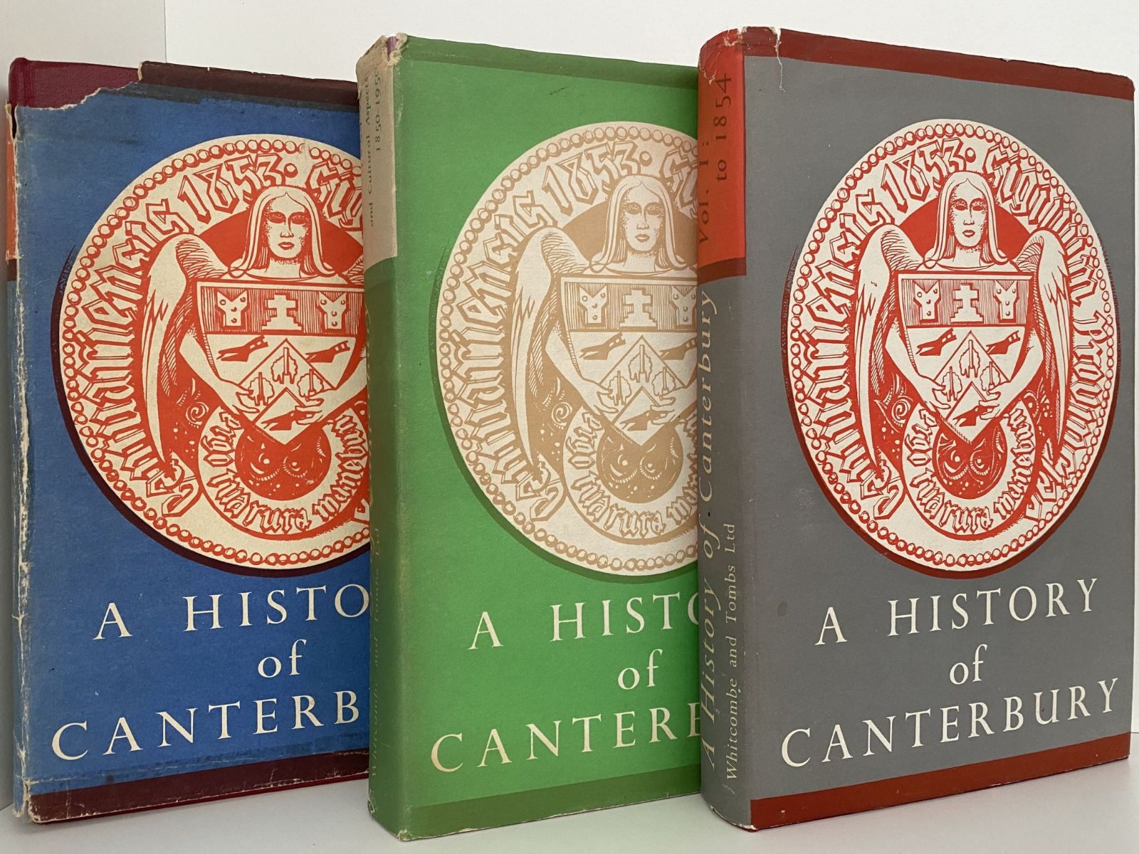 A HISTORY OF CANTERBURY - 3 Volume Set 1854 - 1950