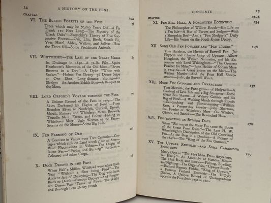 A HISTORY OF THE FENS
