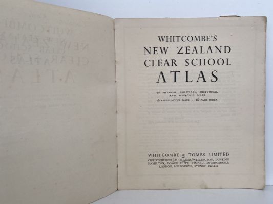 Whitcombe's New Zealand Clear School Atlas