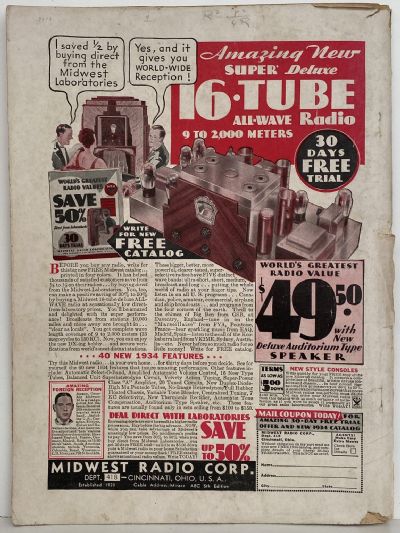 VINTAGE MAGAZINE: Science and Mechanics - February 1934