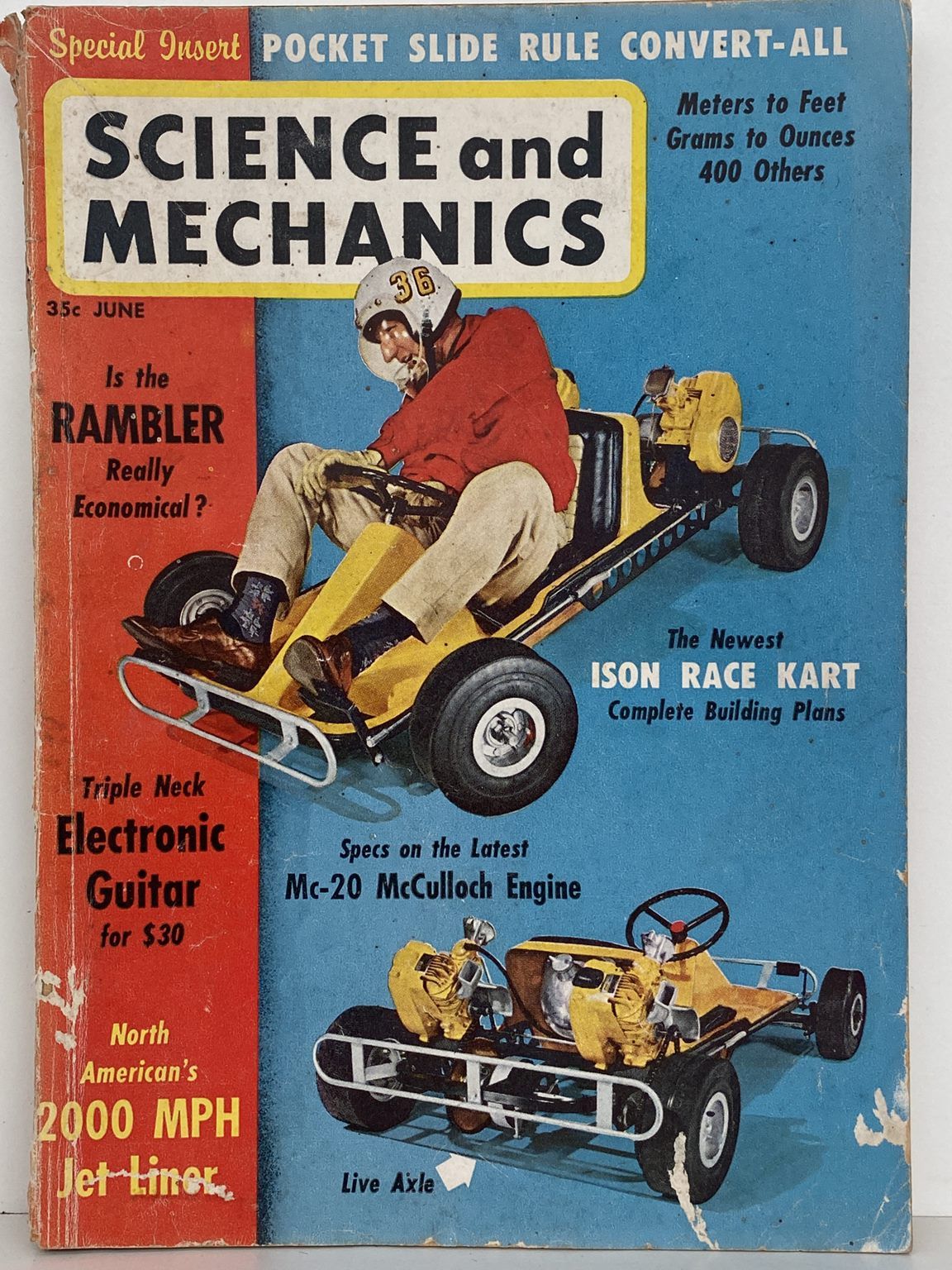 VINTAGE MAGAZINE: Science and Mechanics - Vol. 32, No. 6 - June 1961