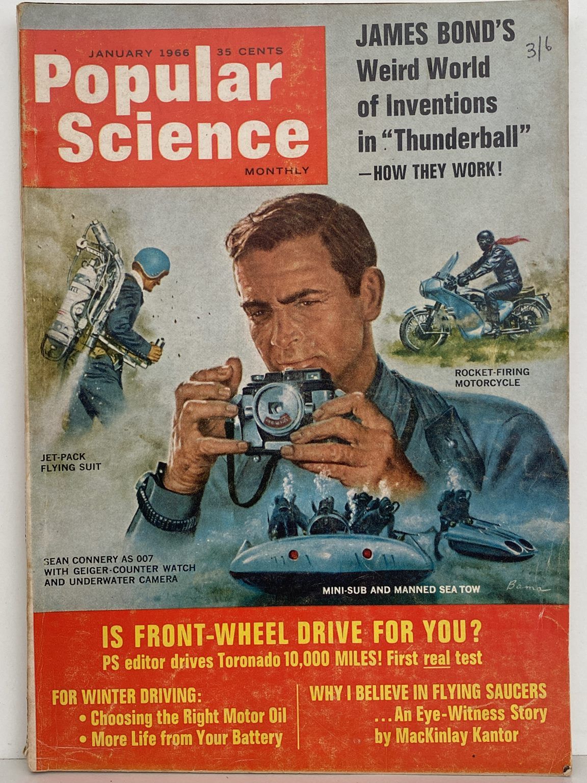VINTAGE MAGAZINE: Popular Science - Vol. 188, No. 1 - January 1966