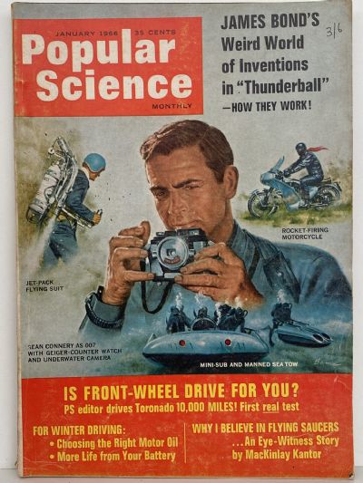 VINTAGE MAGAZINE: Popular Science - Vol. 188, No. 1 - January 1966 