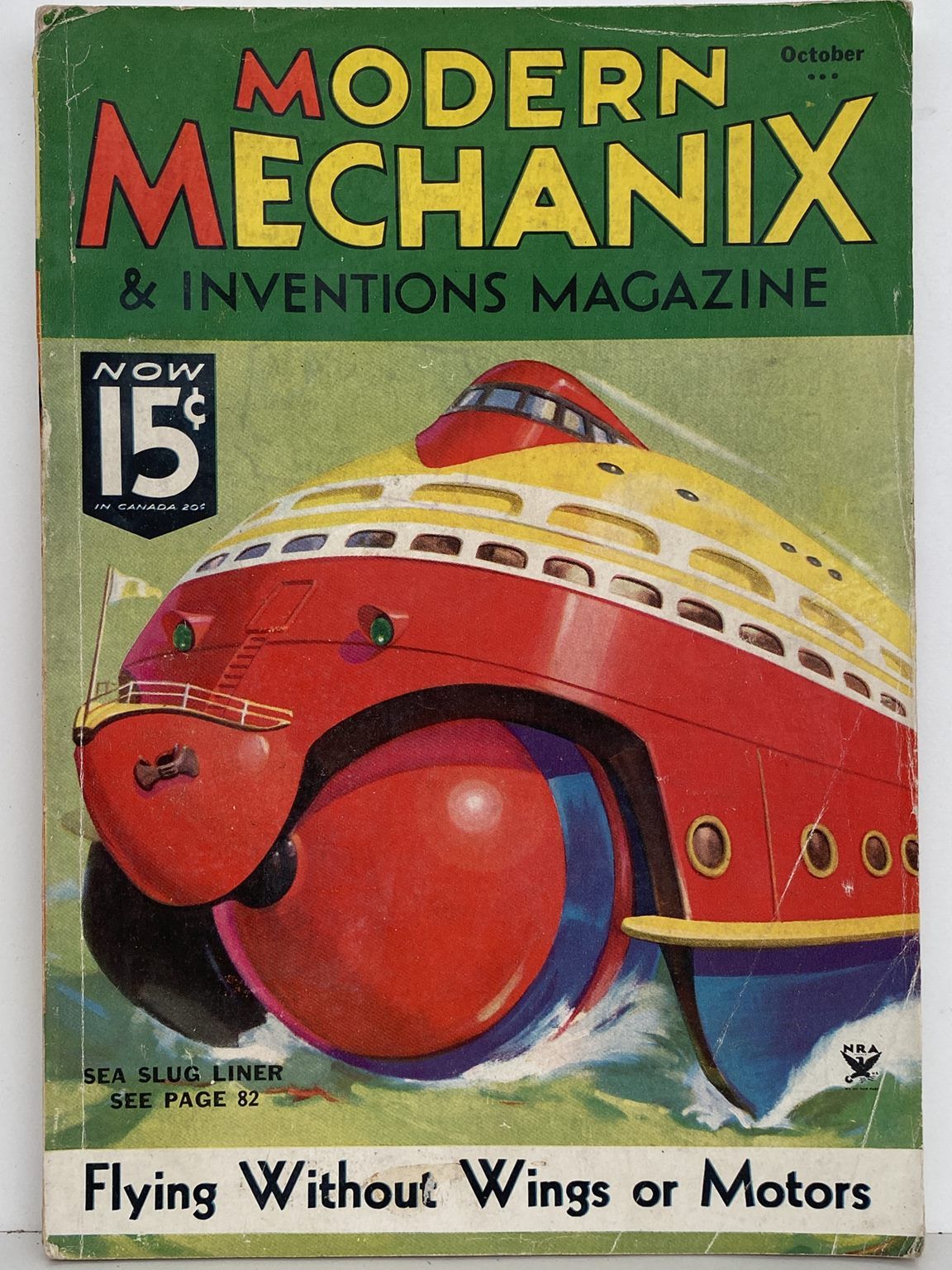 VINTAGE MAGAZINE: Modern Mechanix and Inventions - Vol 14, No. 6 - October 1935