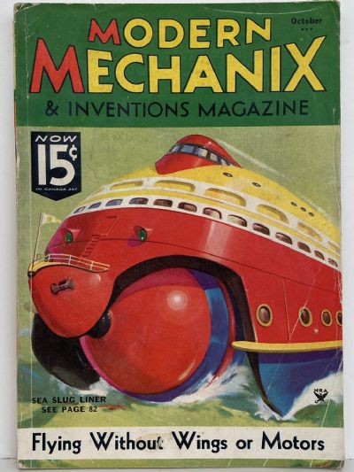 VINTAGE MAGAZINE: Modern Mechanix and Inventions - Vol 14, No. 6 - October 1935 