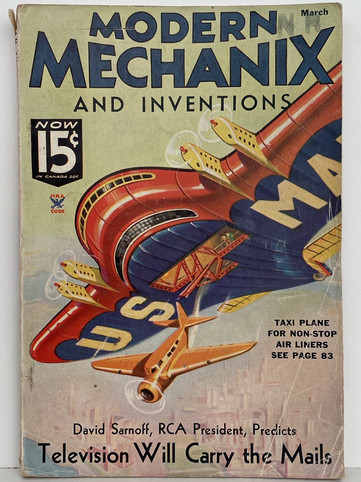 VINTAGE MAGAZINE: Modern Mechanix and Inventions - Vol 13, No. 5 - March 1935