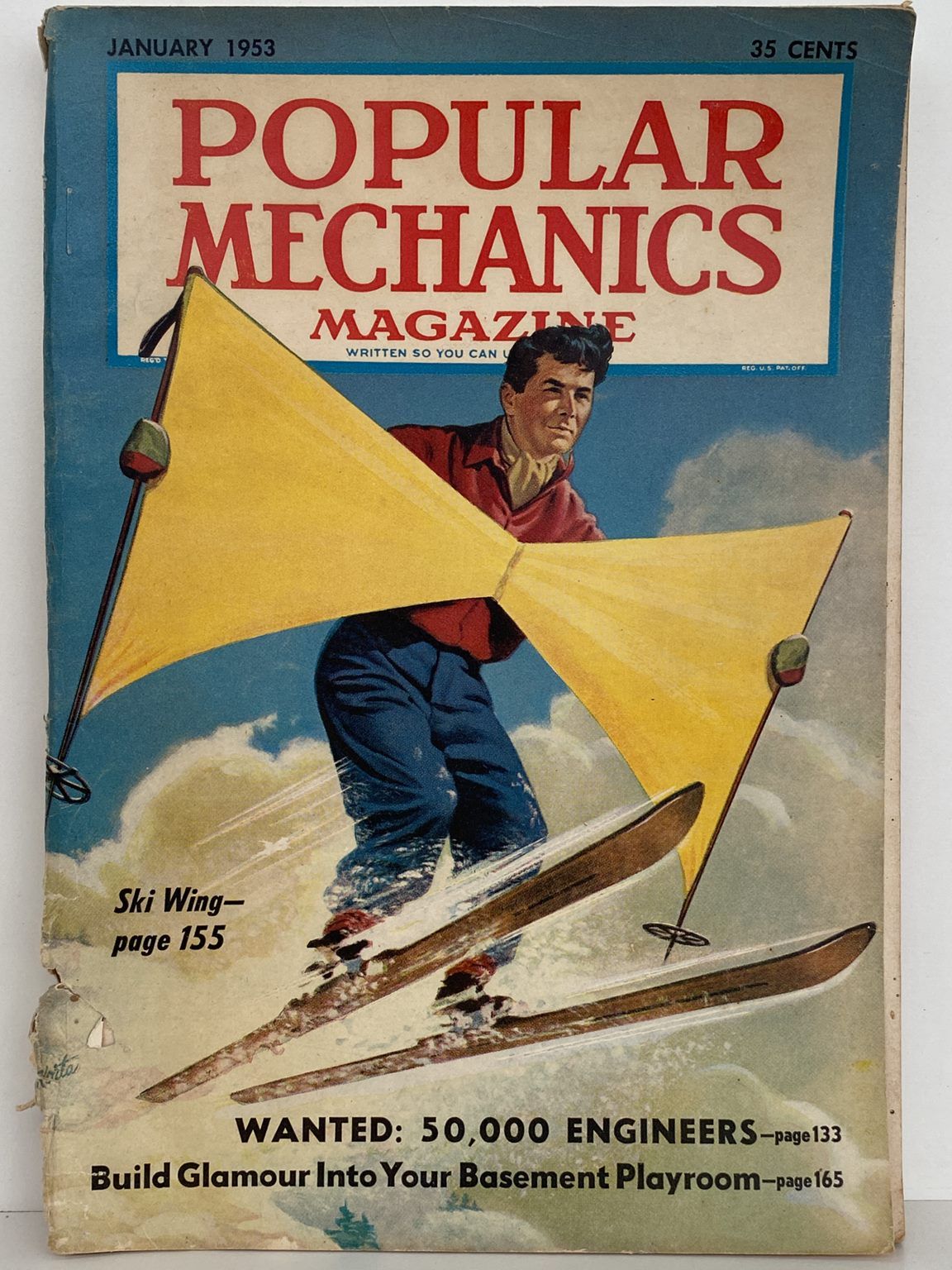 VINTAGE MAGAZINE: Popular Mechanics - Vol. 99, No. 1 - January 1953