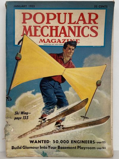 VINTAGE MAGAZINE: Popular Mechanics - Vol. 99, No. 1 - January 1953 