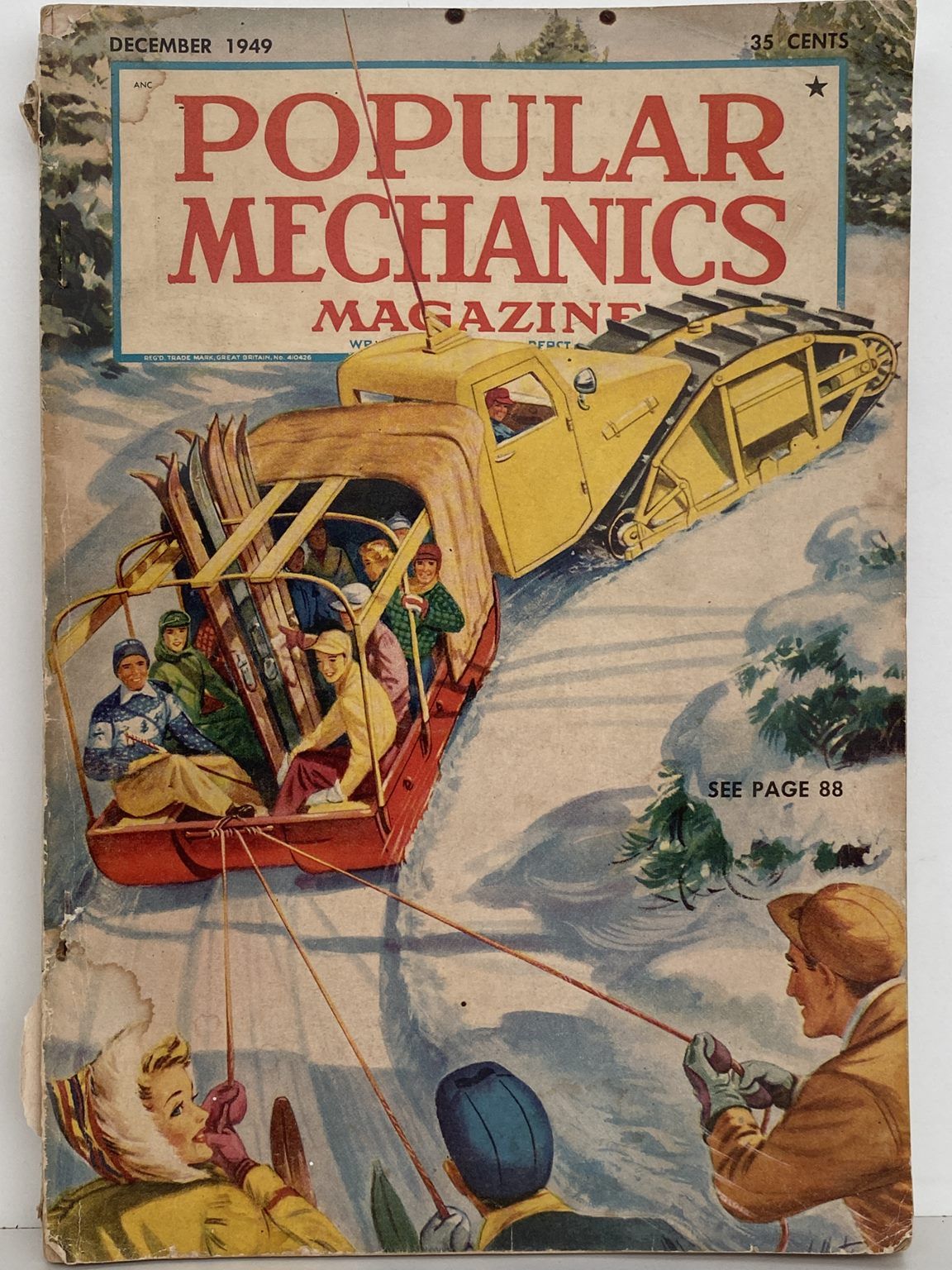VINTAGE MAGAZINE: Popular Mechanics - Vol. 92, No. 6 - December 1949
