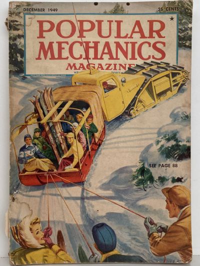 VINTAGE MAGAZINE: Popular Mechanics - Vol. 92, No. 6 - December 1949 