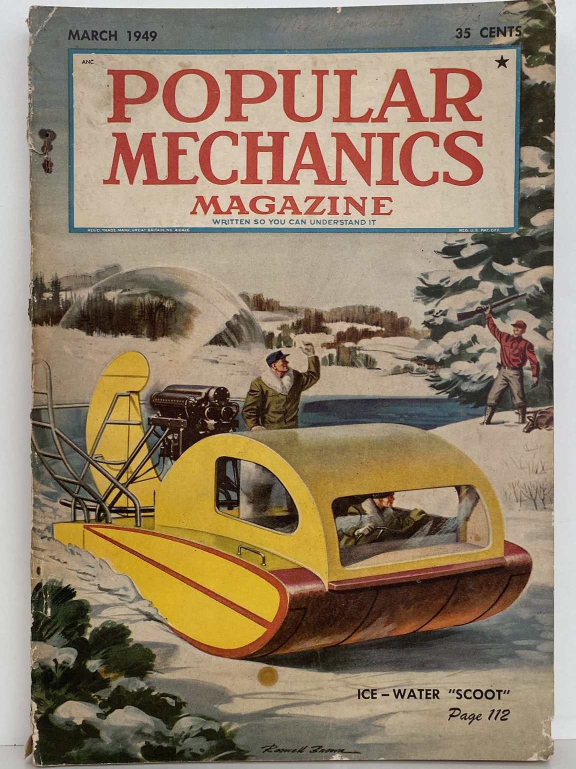 VINTAGE MAGAZINE: Popular Mechanics - Vol. 91, No. 3 - March 1949
