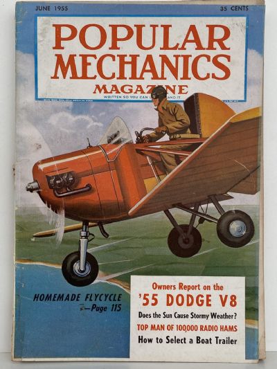 VINTAGE MAGAZINE: Popular Mechanics - Vol. 103, No. 6 - June 1955 