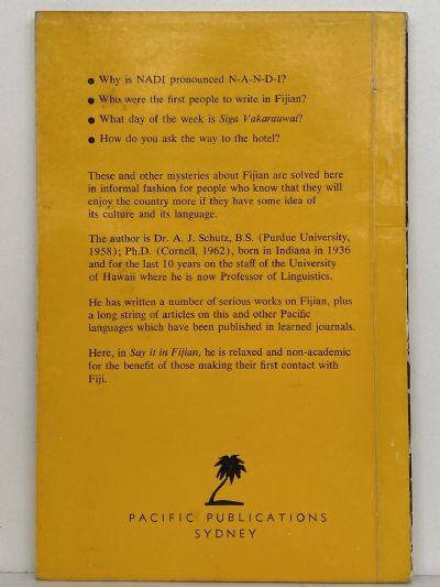 SAY IT IN FIJIAN: An entertaining introduction to the language of Fiji