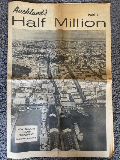 OLD NEWSPAPER: New Zealand Herald, June 1964 - Auckland's Half Million - Parts 1,2,3