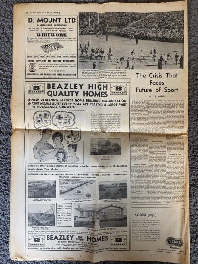 OLD NEWSPAPER: New Zealand Herald, June 1964 - Auckland's Half Million - Parts 1,2,3