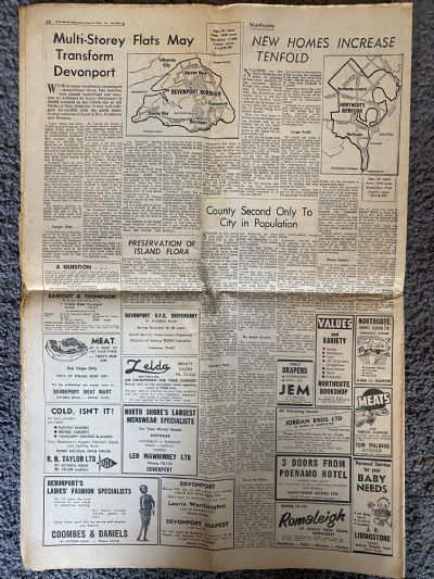 OLD NEWSPAPER: New Zealand Herald, June 1964 - Auckland's Half Million - Parts 1,2,3