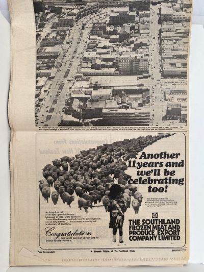 OLD NEWSPAPER: The Southland Times, 2 March 1971 - Invercargill City Centenary