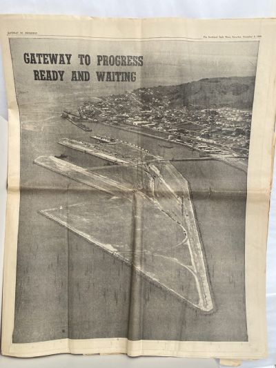 OLD NEWSPAPER: The Southland Daily New 1960 - Bluff Island Harbour opening