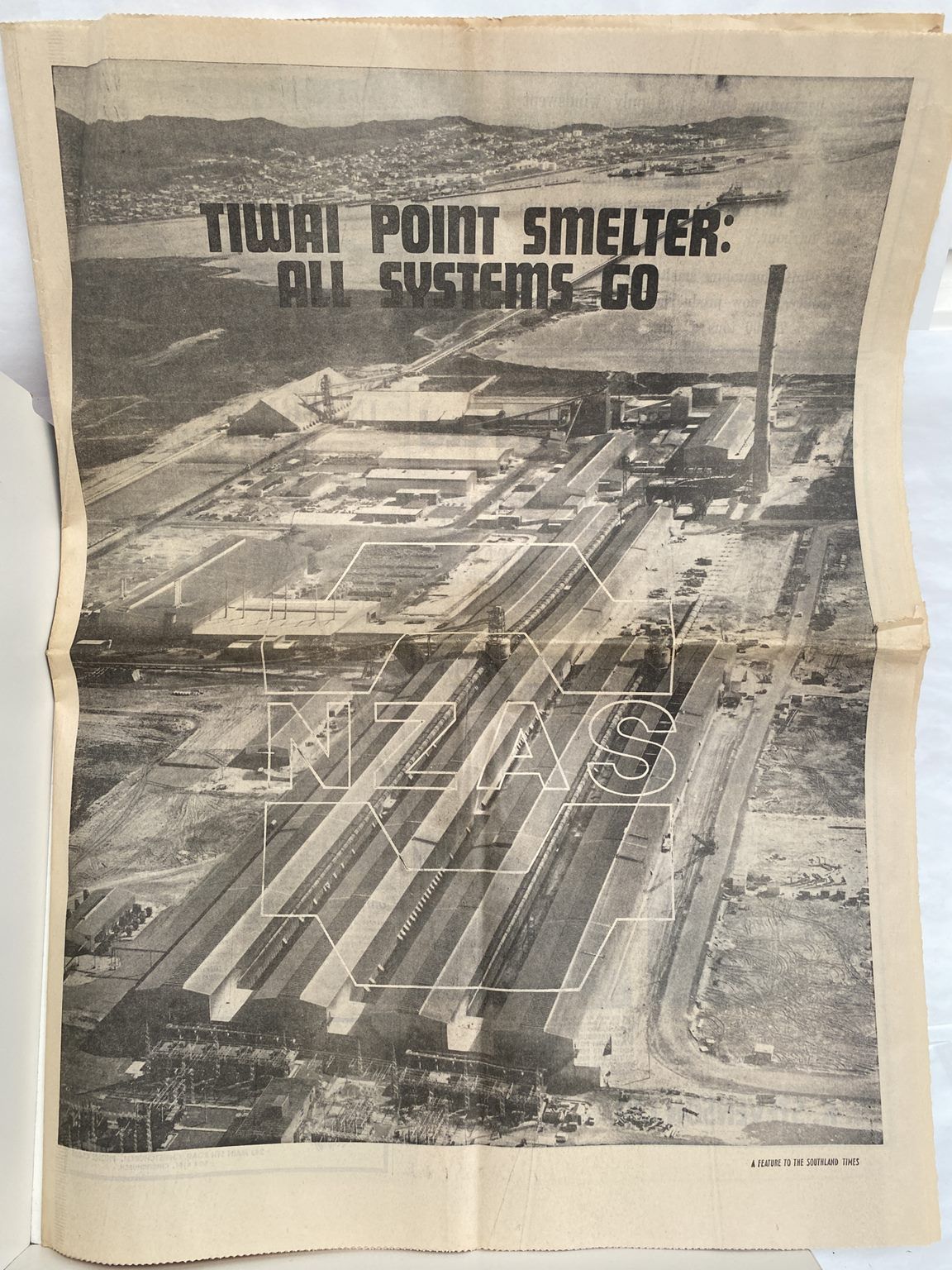 OLD NEWSPAPER: The Southland Times 1971 - Tiwai Point Smelter Opening