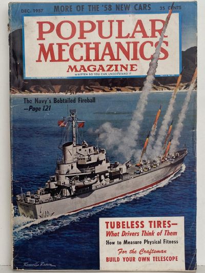 VINTAGE MAGAZINE: Popular Mechanics - Vol. 108, No. 6 - December 1957 