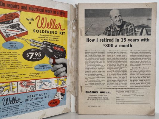 VINTAGE MAGAZINE: Popular Mechanics - Vol. 108, No. 5 - November 1957