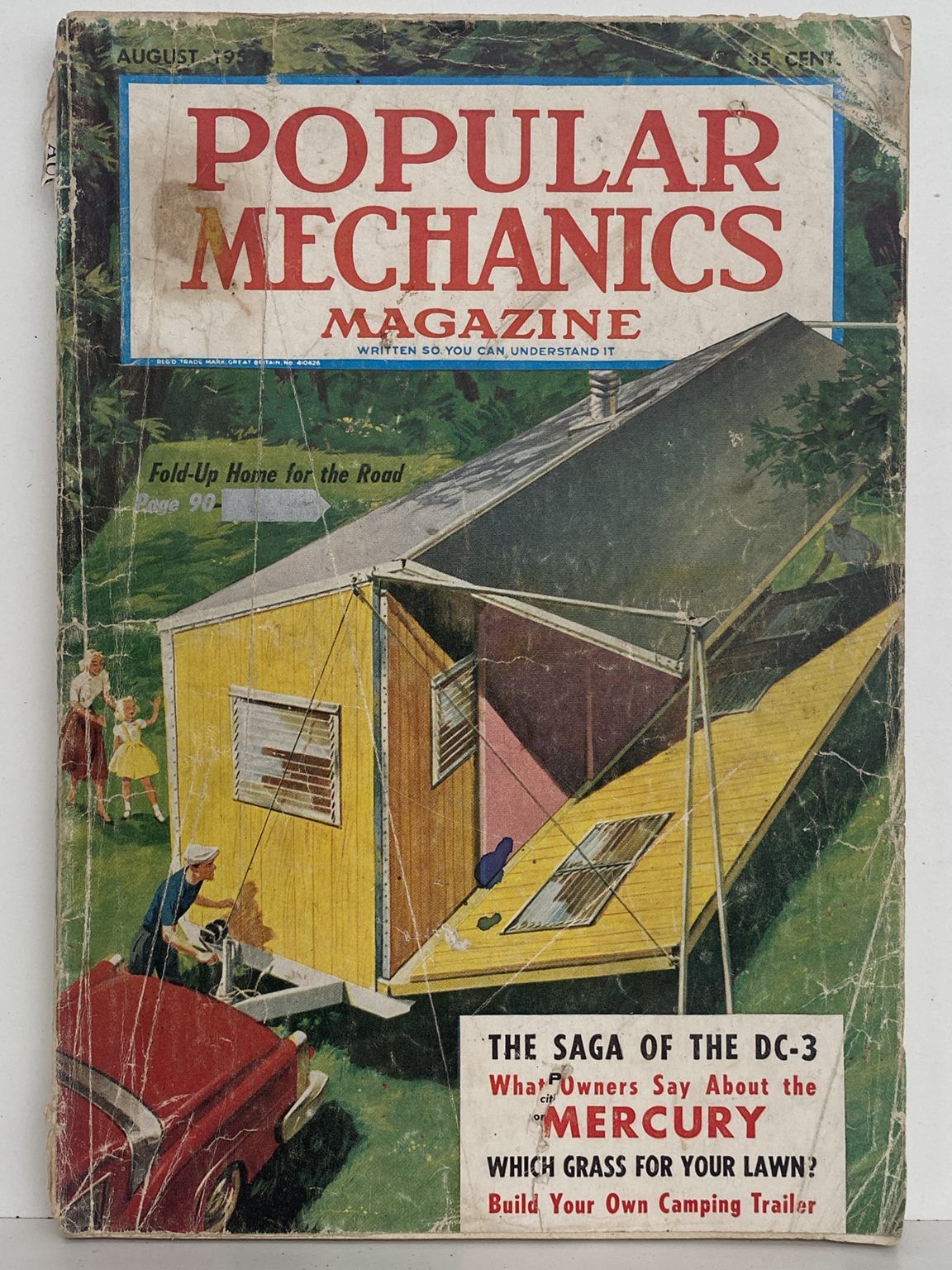VINTAGE MAGAZINE: Popular Mechanics - Vol. 108, No. 2 - August 1957