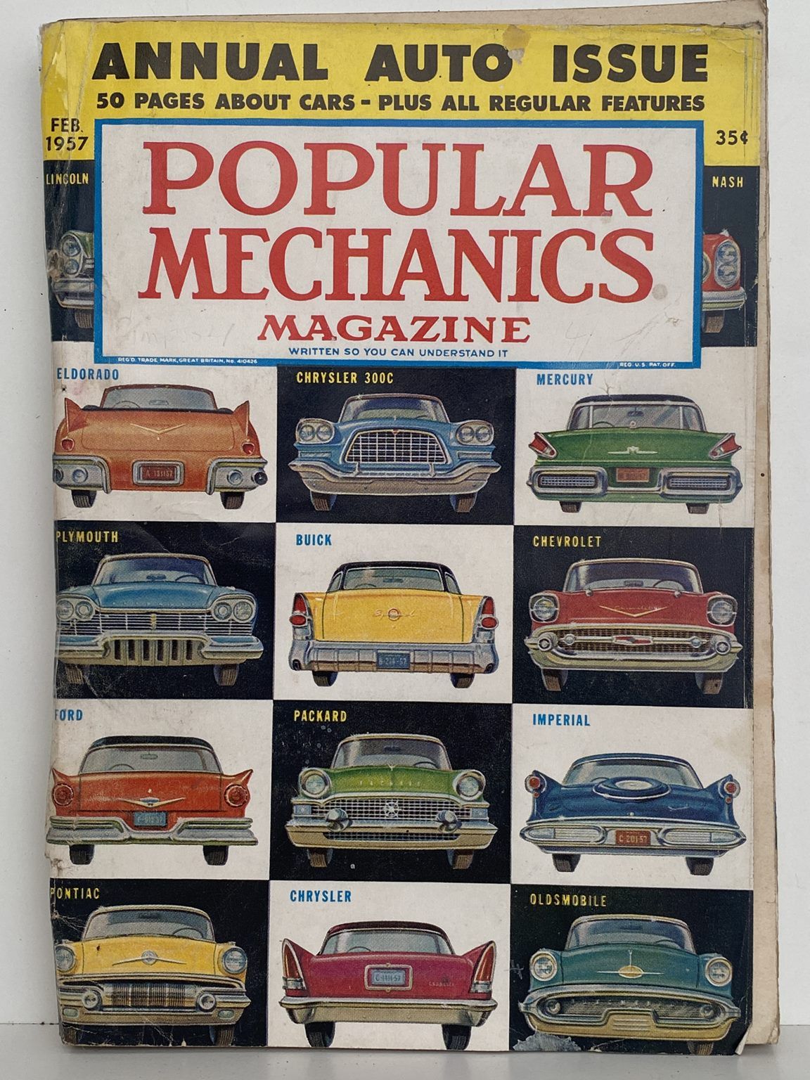 VINTAGE MAGAZINE: Popular Mechanics - Vol. 107, No. 2 - February 1957
