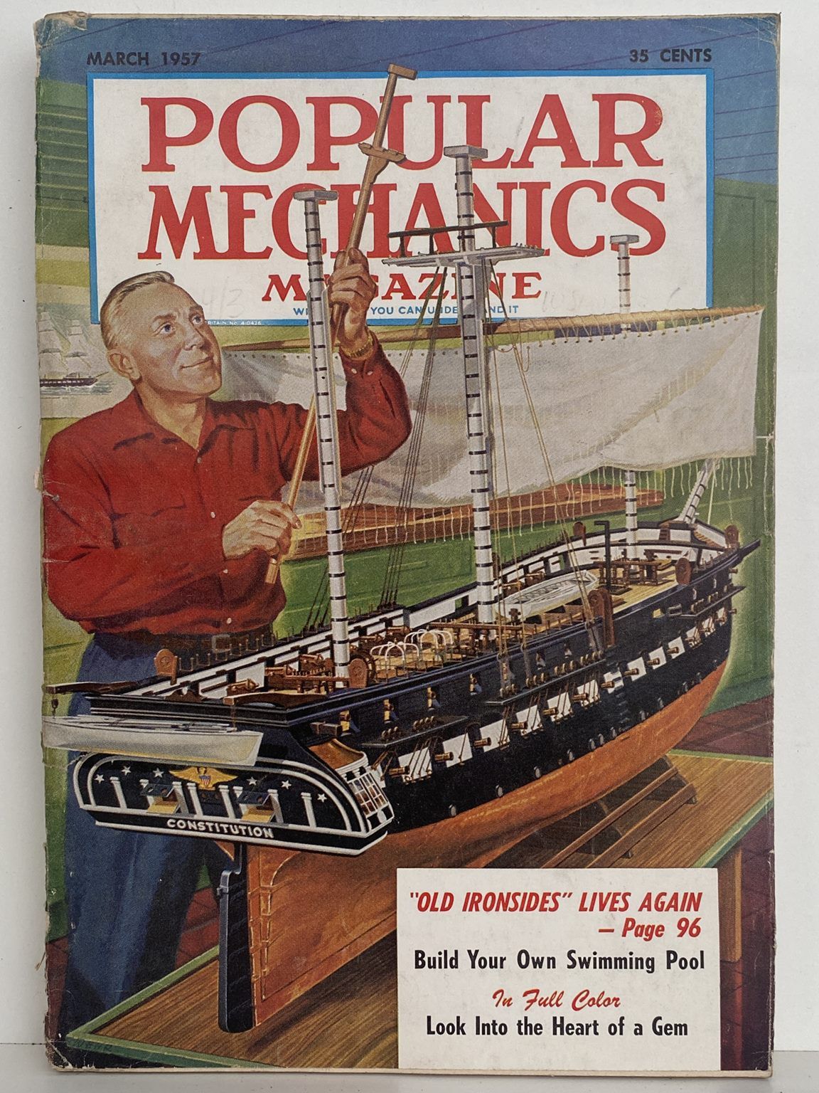 VINTAGE MAGAZINE: Popular Mechanics - Vol. 107, No. 3 - March 1957