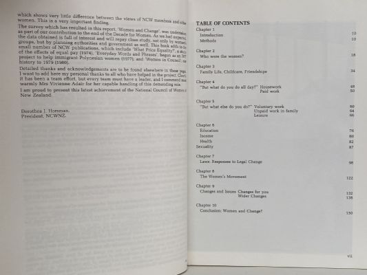 WOMEN and CHANGE: A Study of New Zealand Women